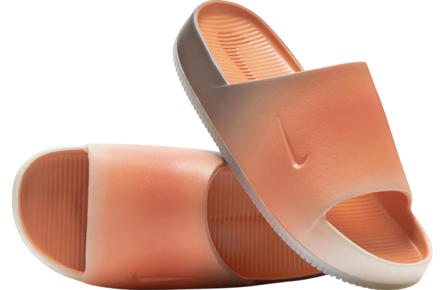 nike calm slide healing orange cave stone 0
