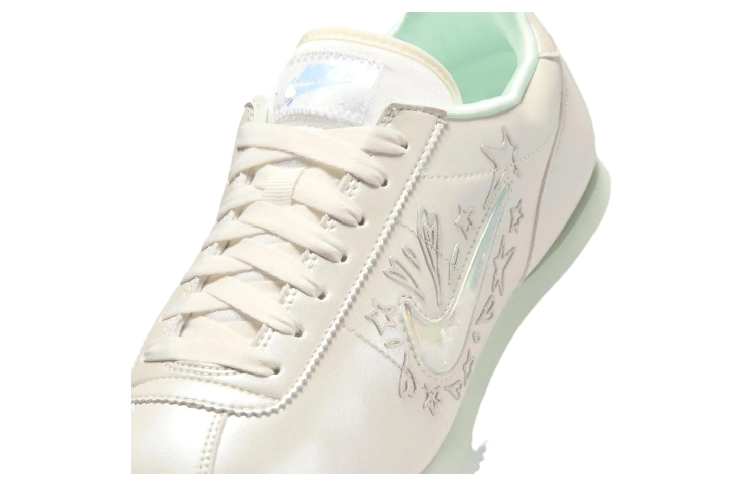 nike cortez blue barely green sail 0