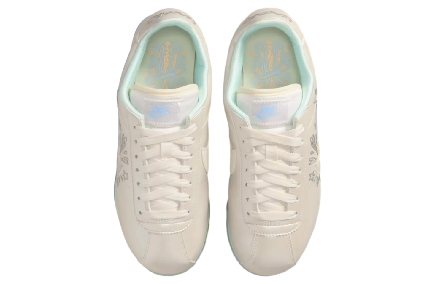 nike cortez blue barely green sail 1