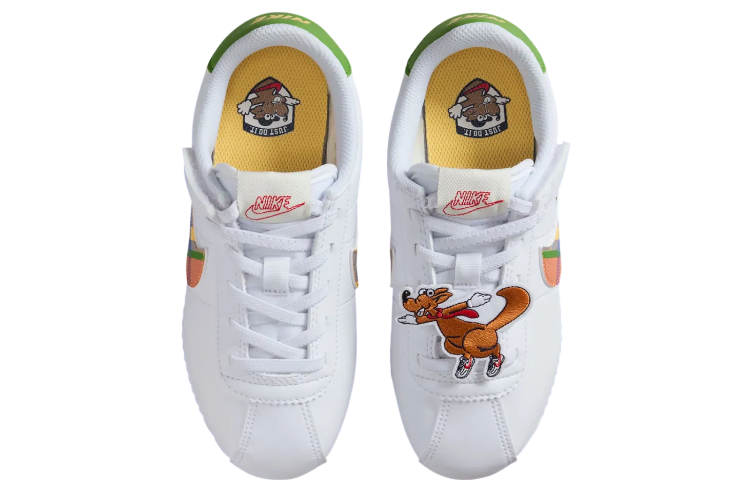 nike cortez gs white plaid 2