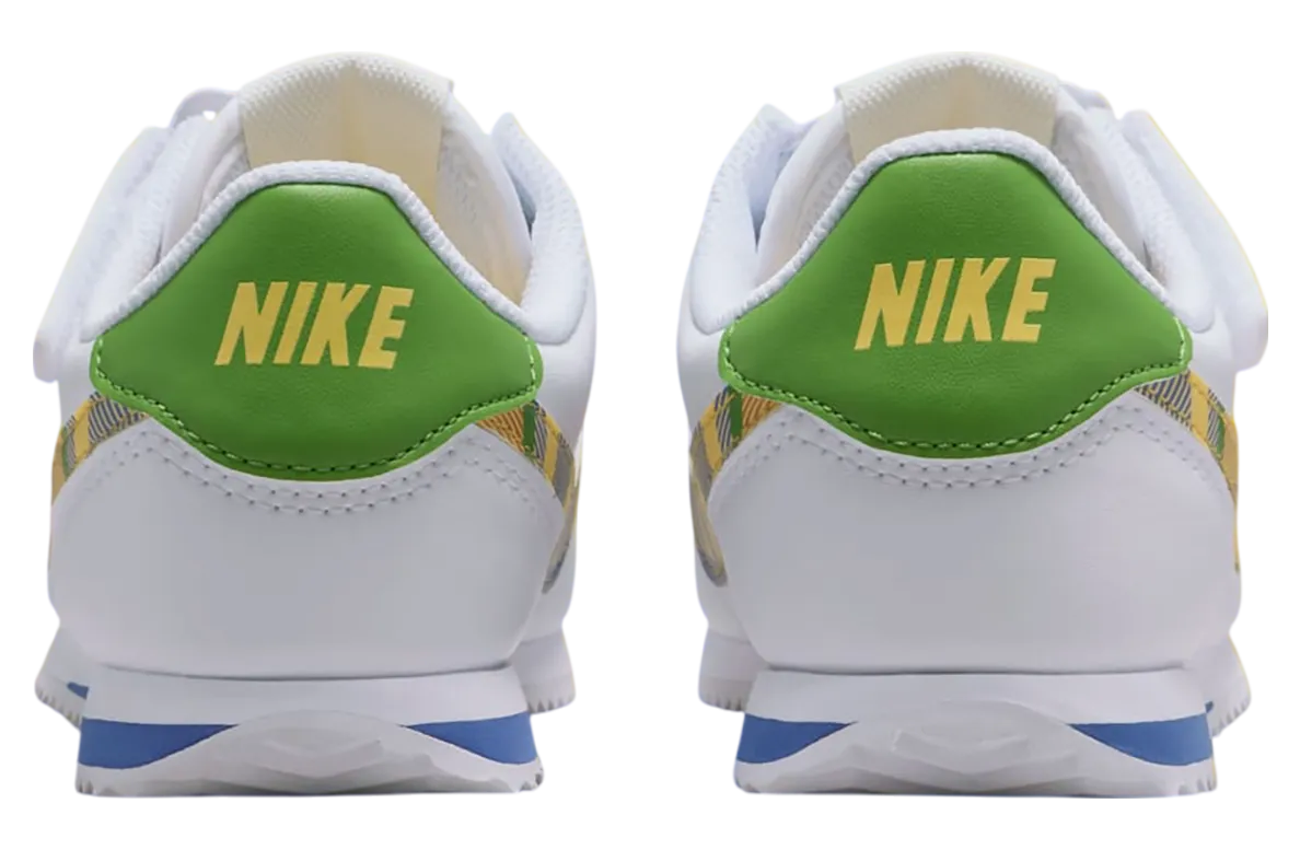 nike cortez gs white plaid 3