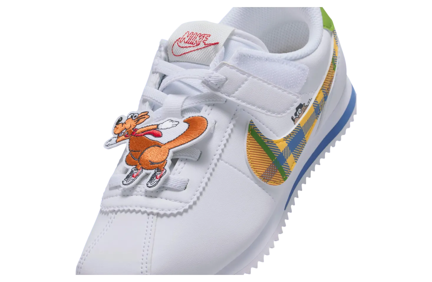 nike cortez gs white plaid 5