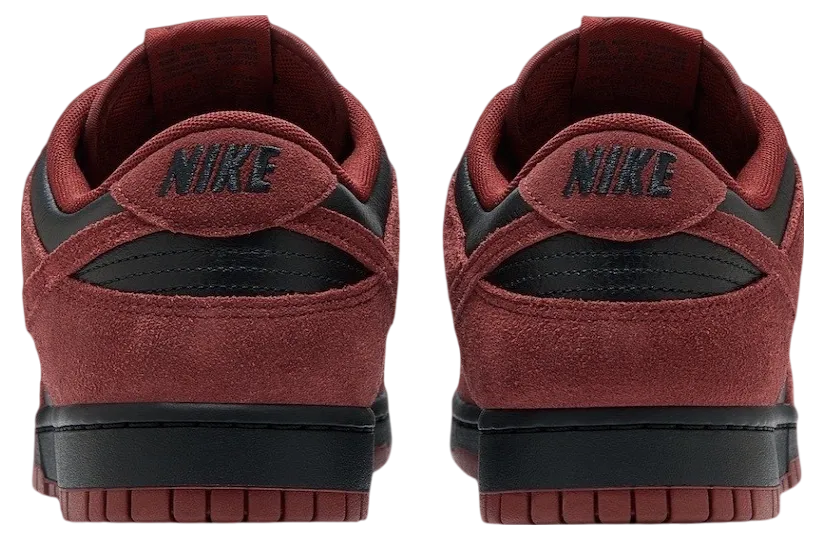 nike dunk low black dark team red 3