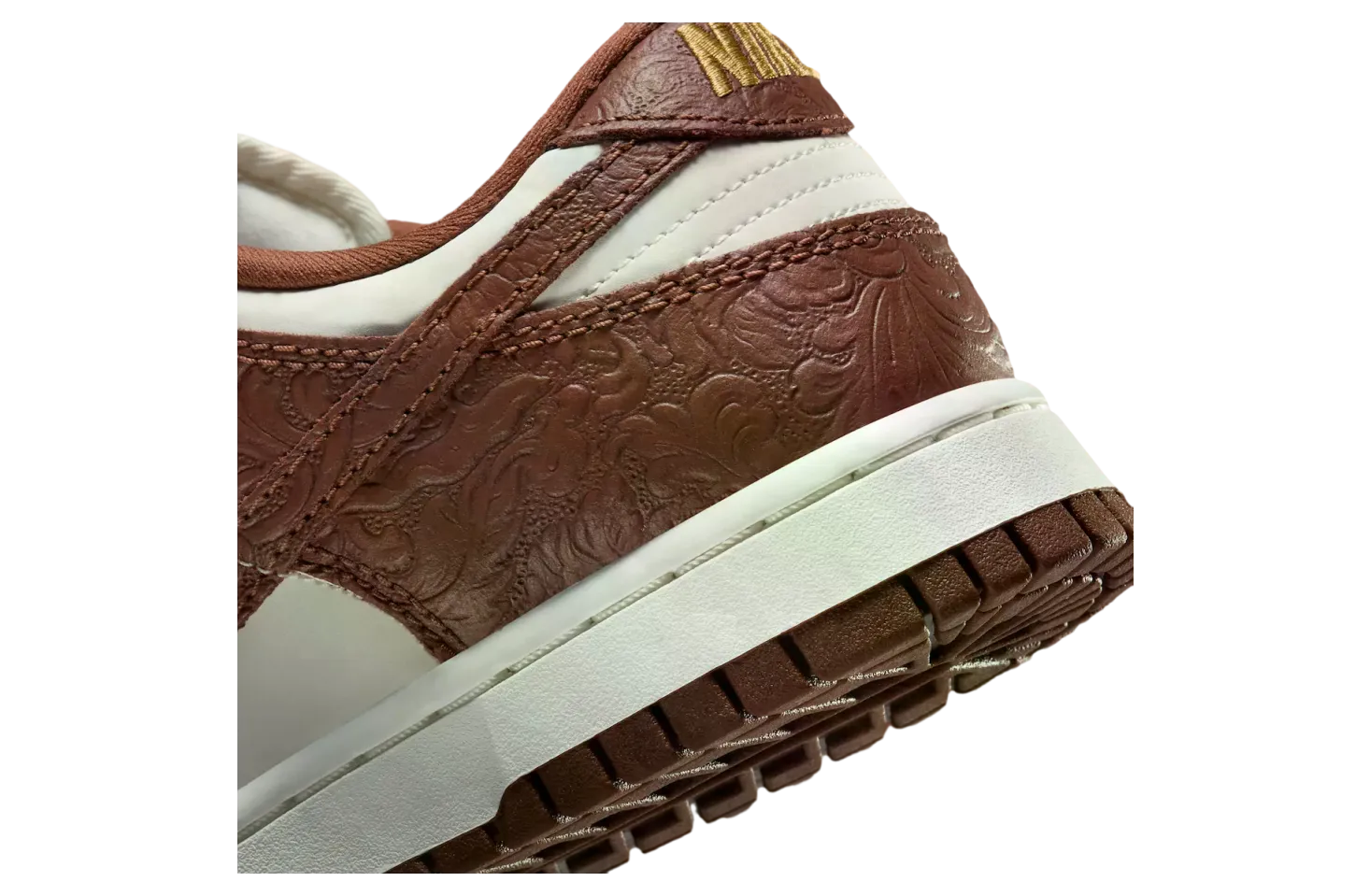 nike dunk low black sail fauna brown 6