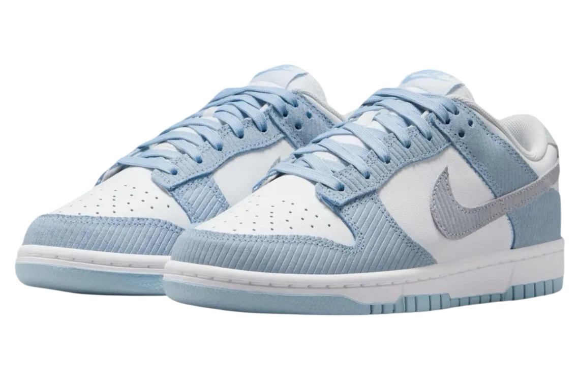 nike dunk low blue corduroy 0