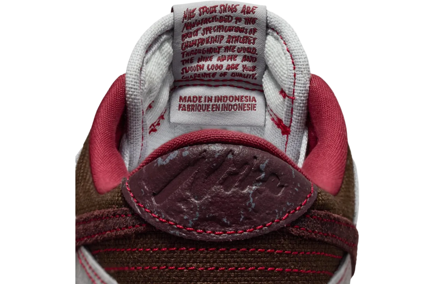 nike dunk low canvas wolf grey team red 9