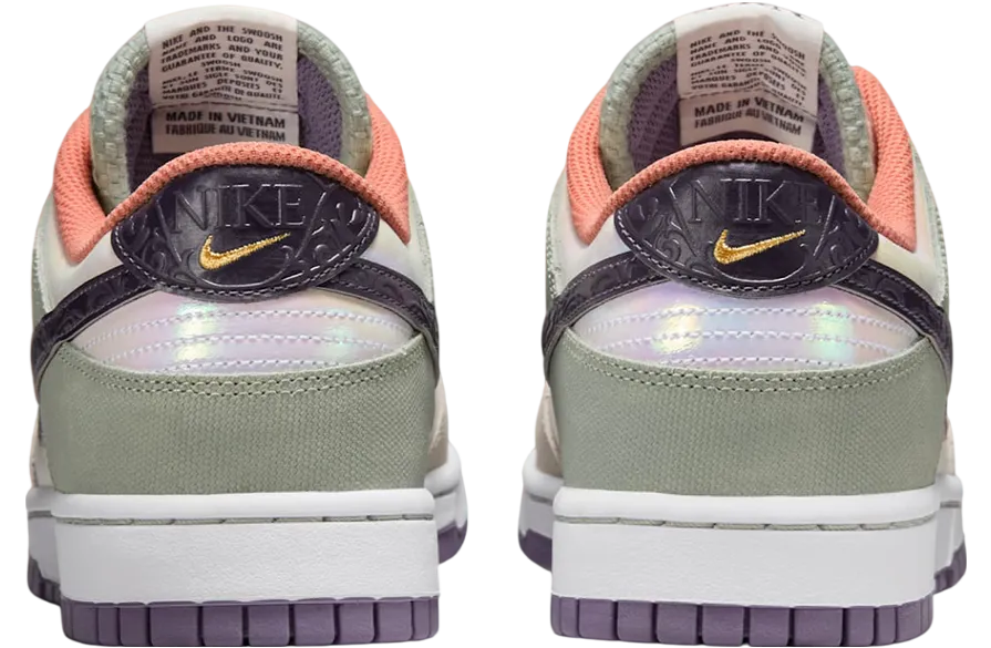 nike dunk low floral swoosh 3
