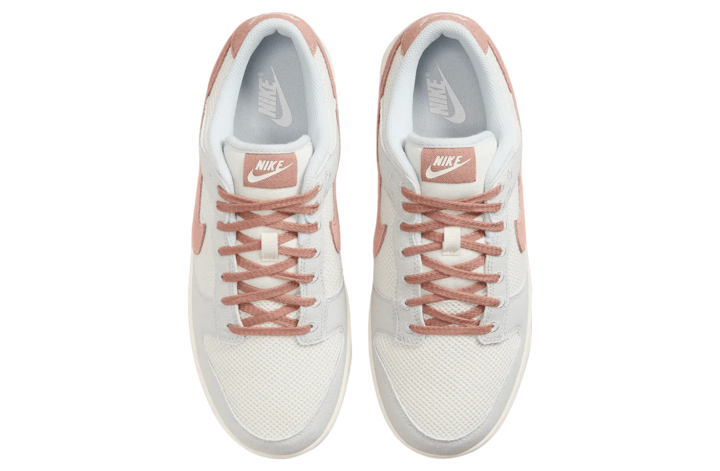 nike dunk low fossil rose pure platinum fossil rose 3