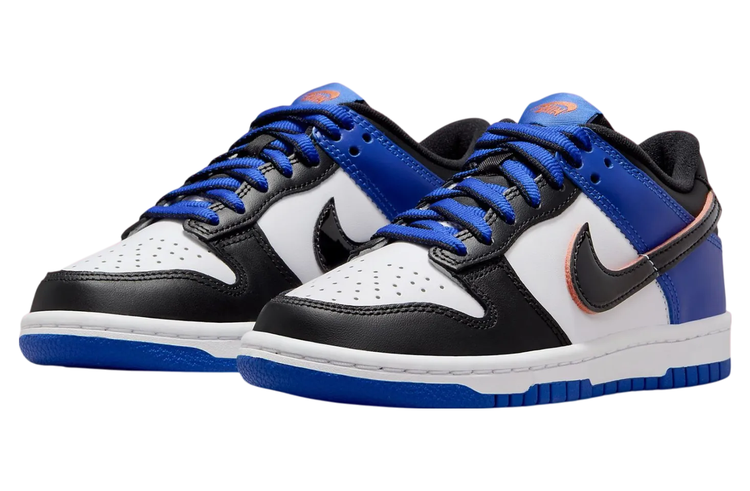 nike dunk low gs black royal 0