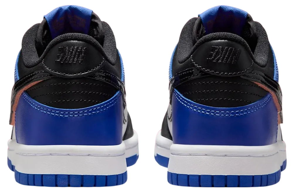 nike dunk low gs black royal 3