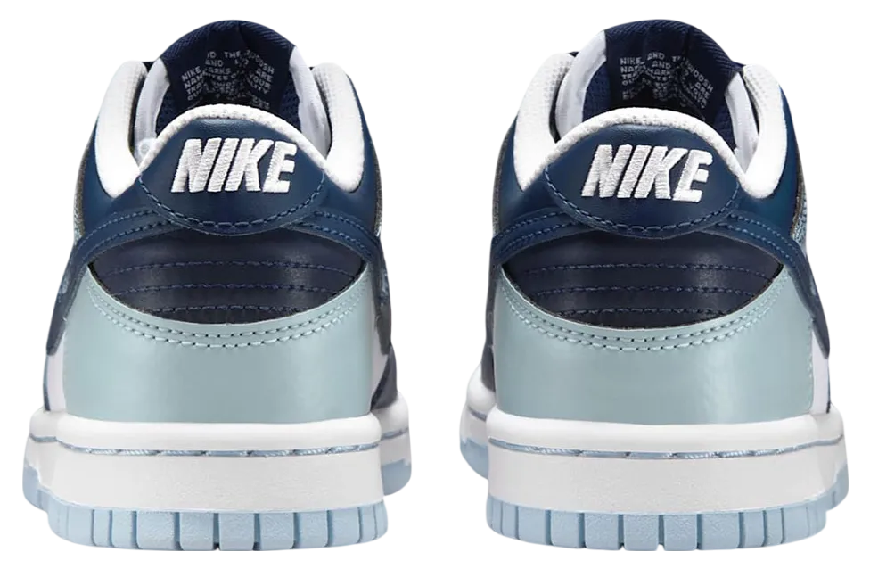 nike dunk low gs blue splatter 3