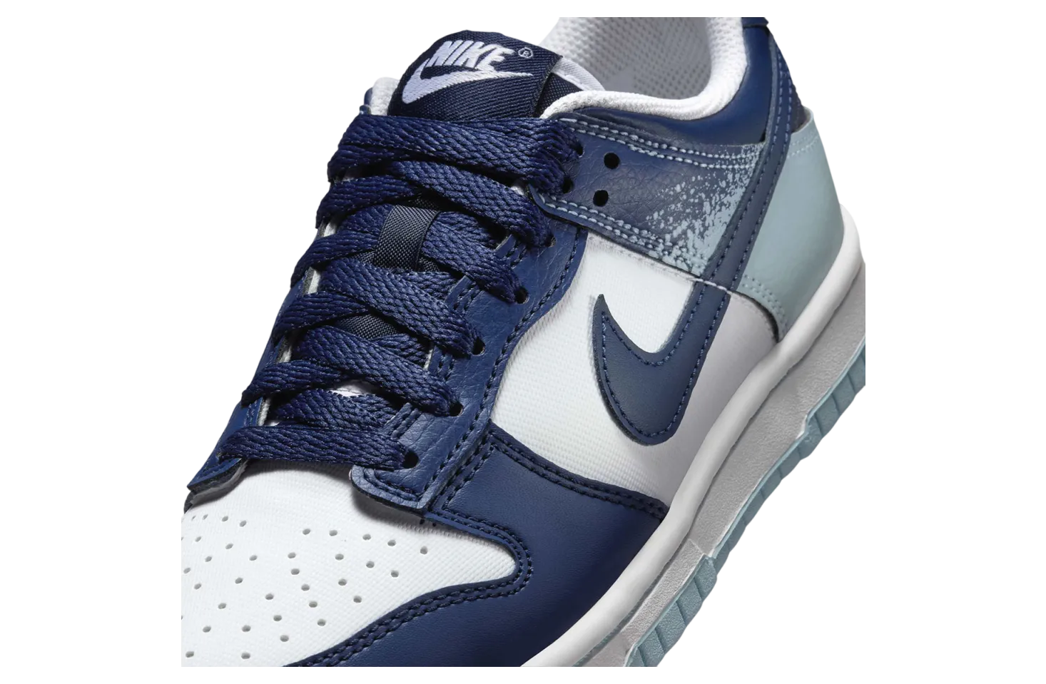 nike dunk low gs blue splatter 5
