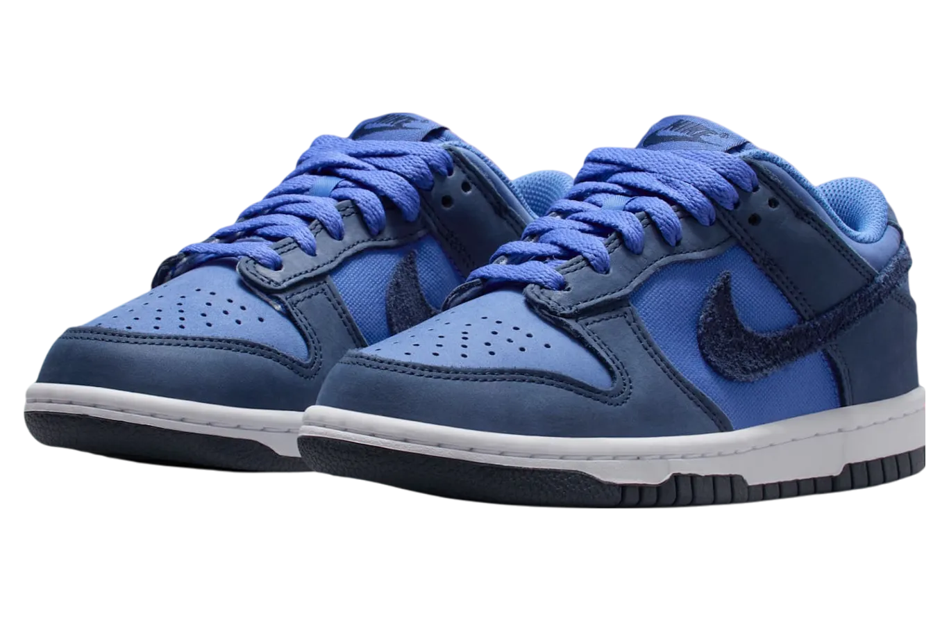 nike dunk low gs comet blue white 0