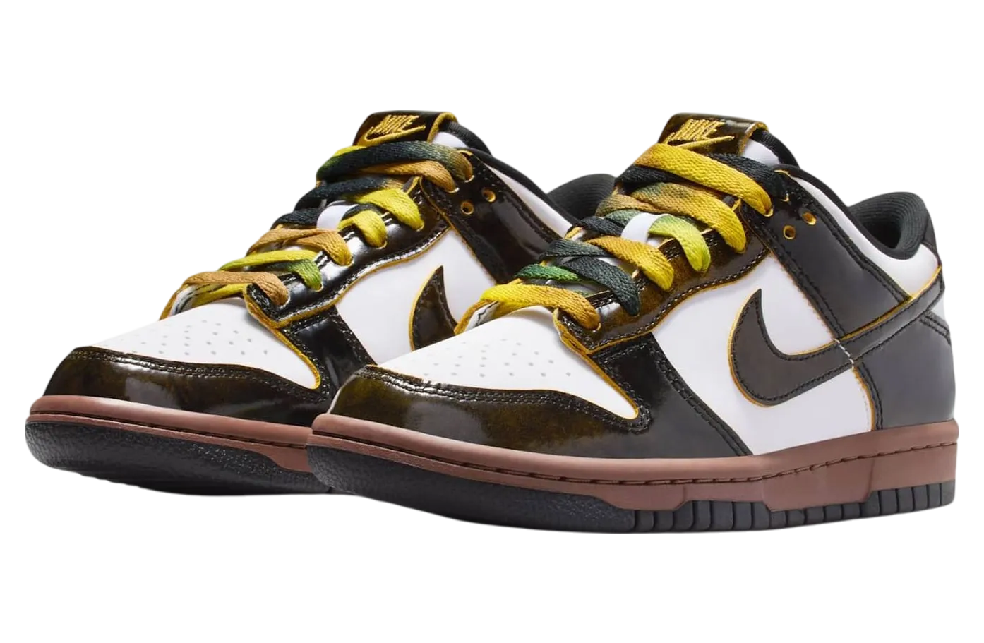 nike dunk low gs panda black brown 0