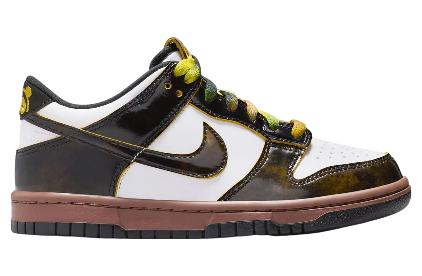 nike dunk low gs panda black brown 1