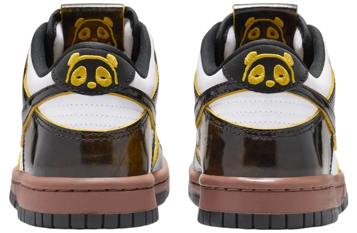 nike dunk low gs panda black brown 3