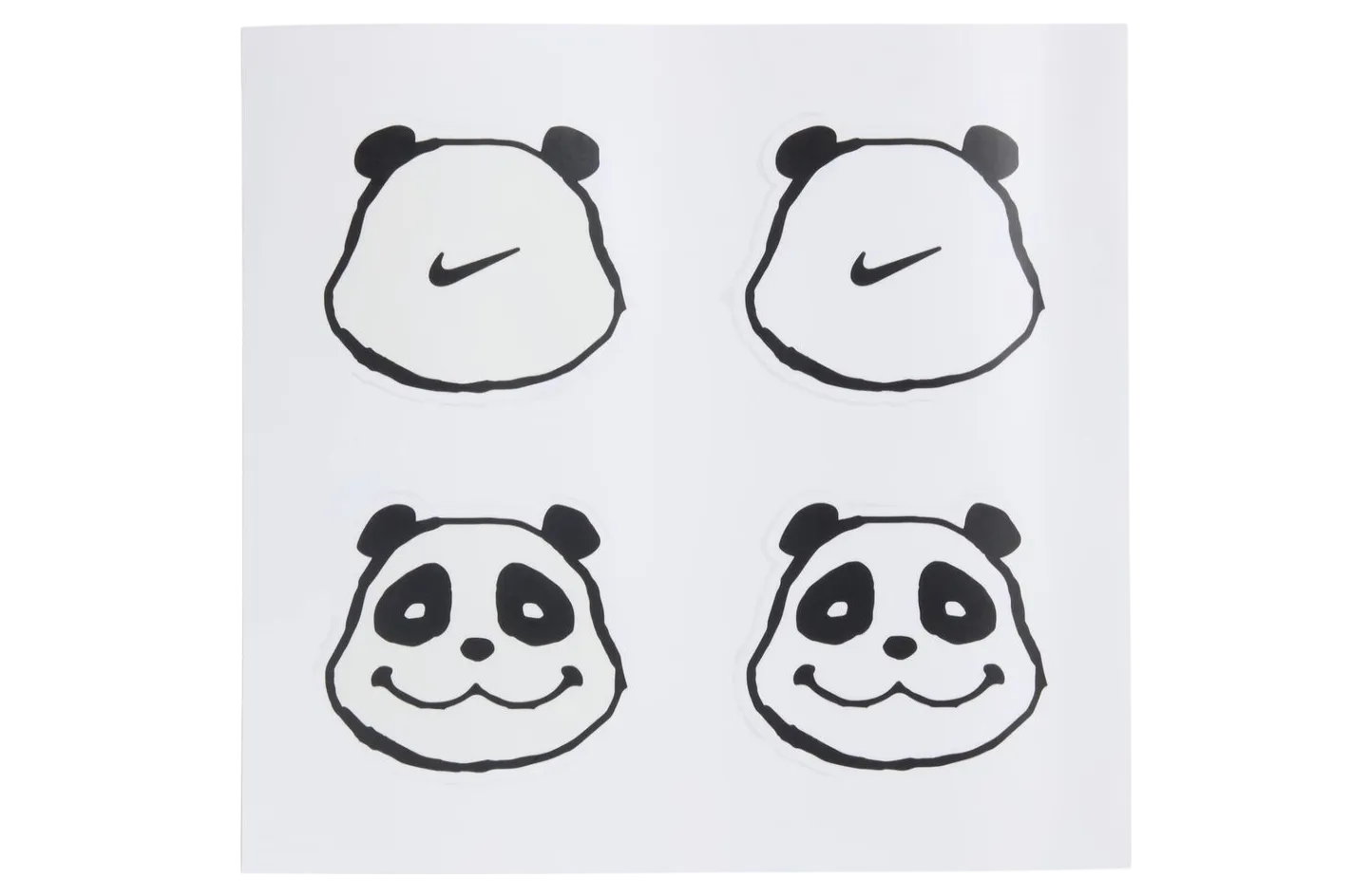 nike dunk low gs panda black brown 9