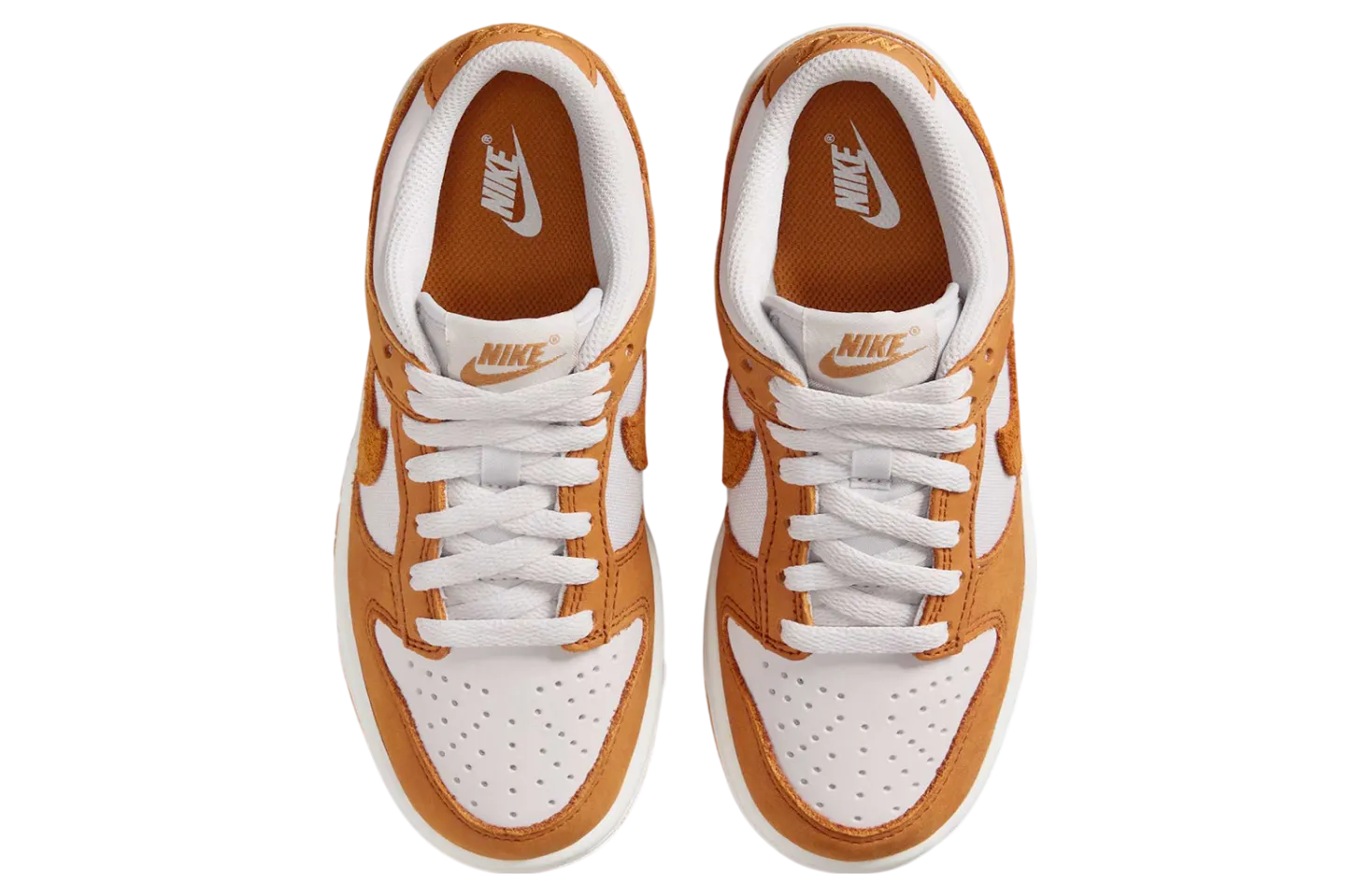 nike dunk low gs vast grey desert ochre 1