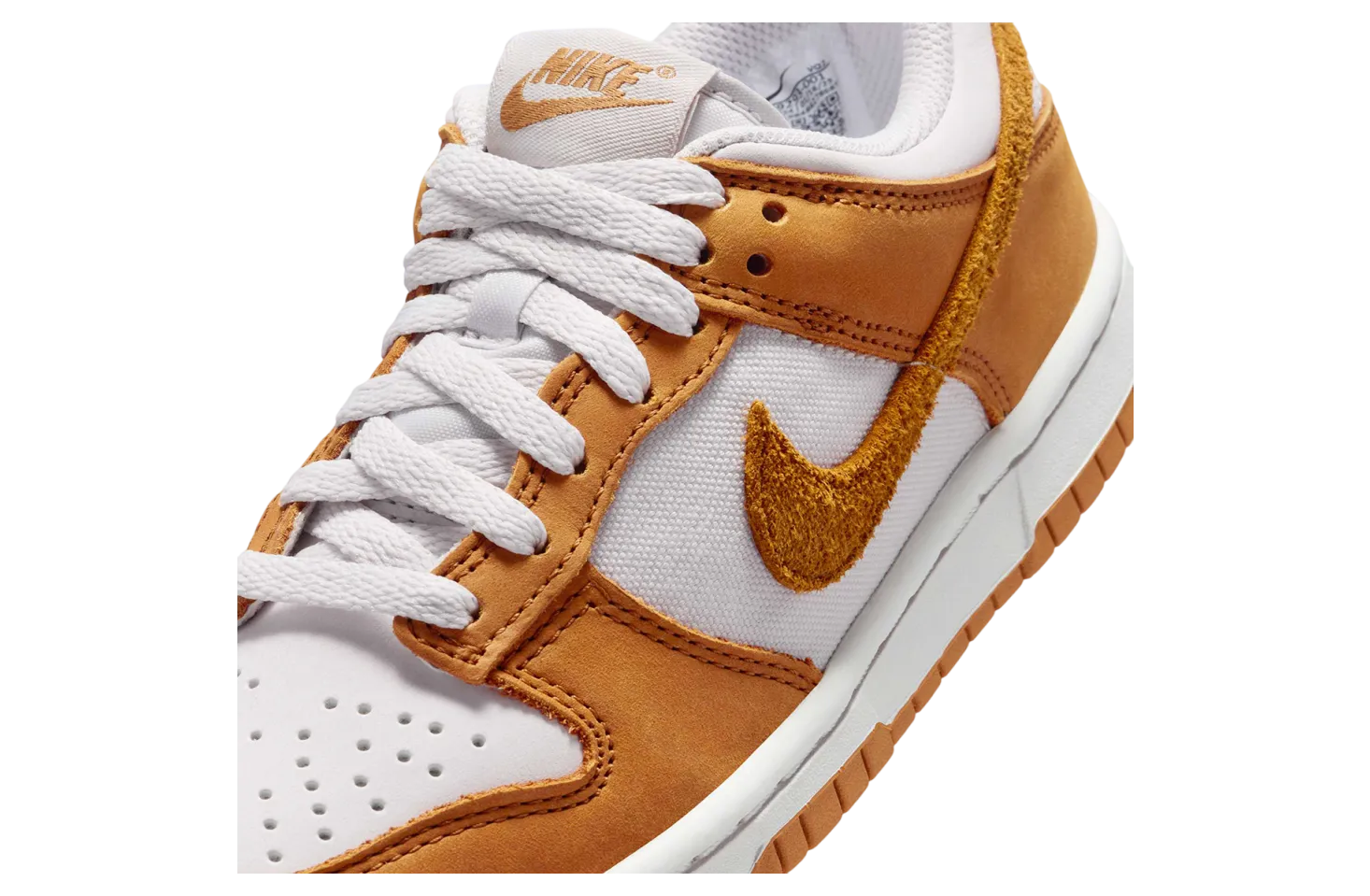 nike dunk low gs vast grey desert ochre 5