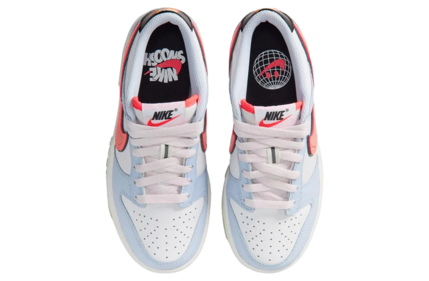 nike dunk low gs white blue 2