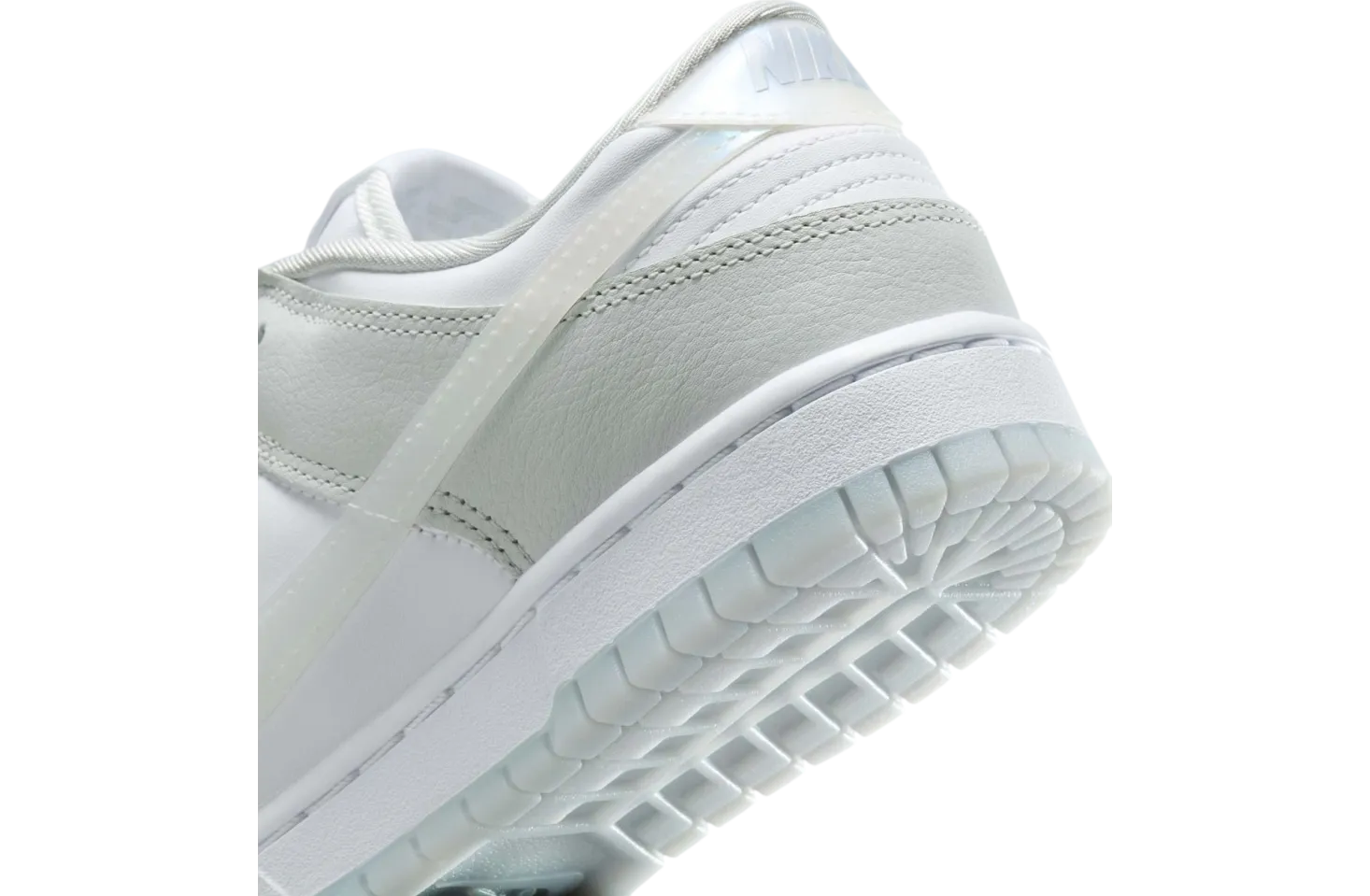 nike dunk low iridescent swoosh 6