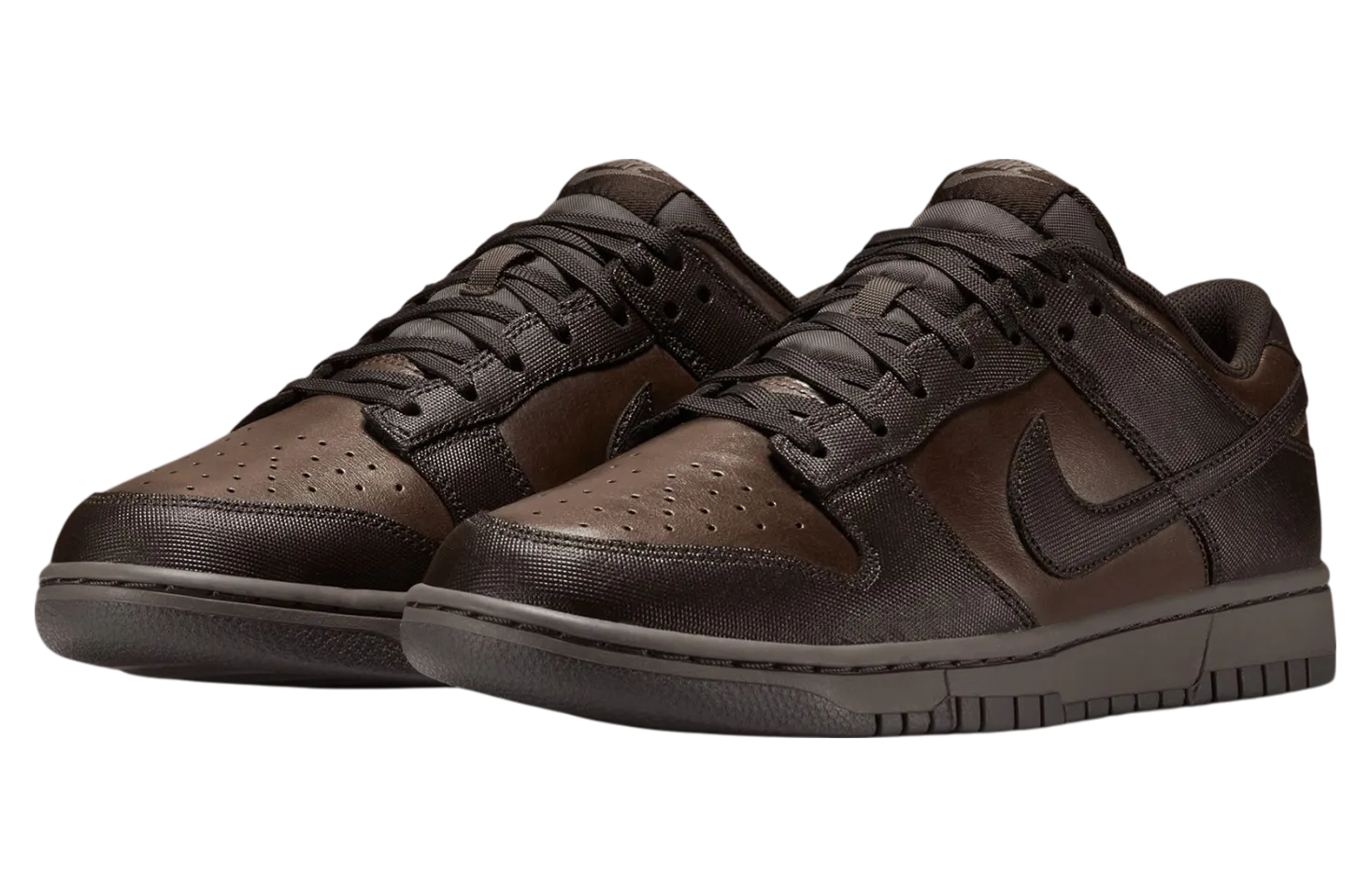 nike dunk low ironstone velvet brown 0