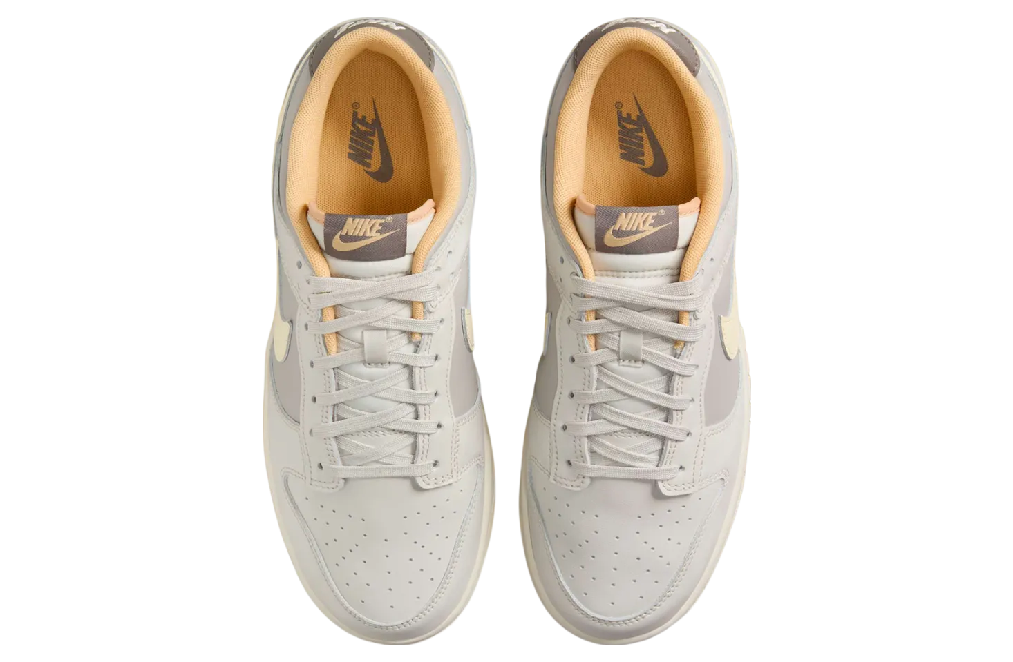 nike dunk low light bone light wild mango 2
