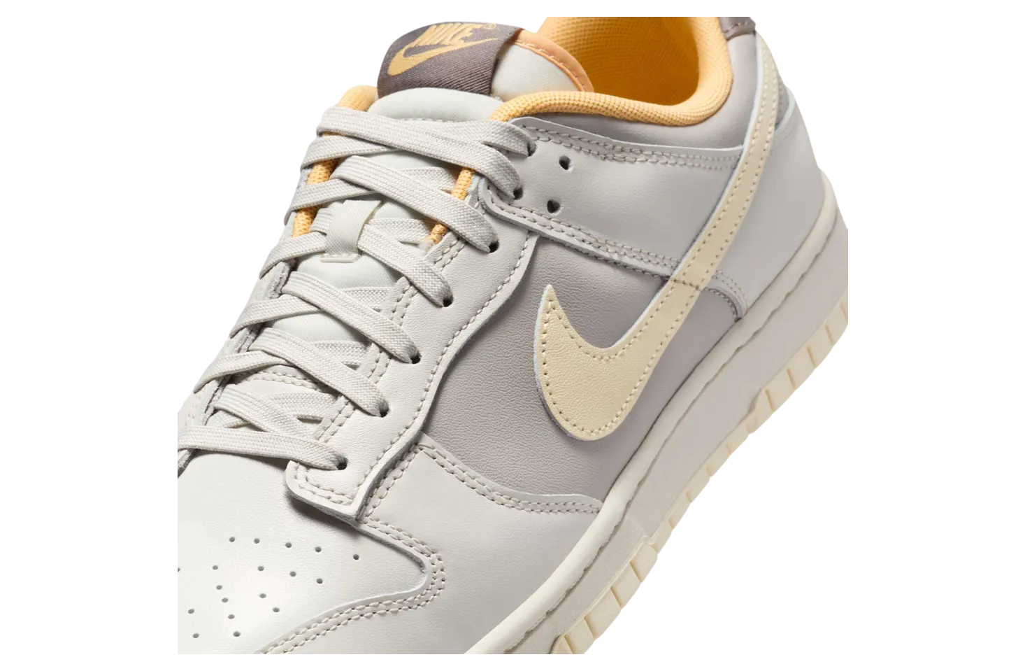 nike dunk low light bone light wild mango 5