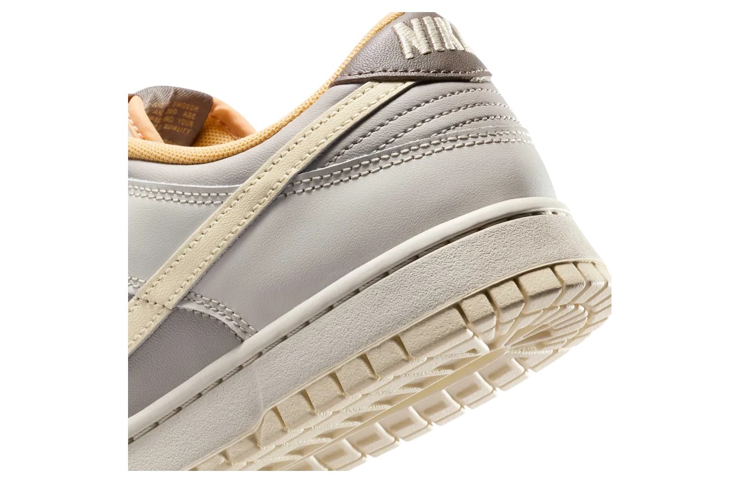 nike dunk low light bone light wild mango 6