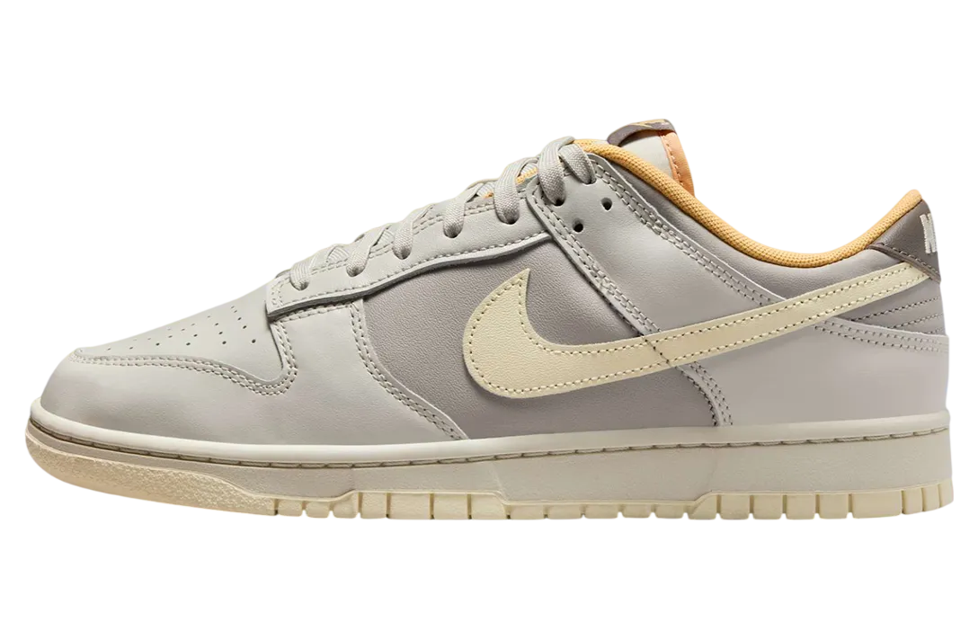 nike dunk low light bone light wild mango