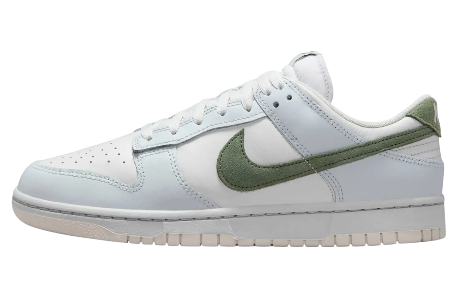nike dunk low light silver juniper