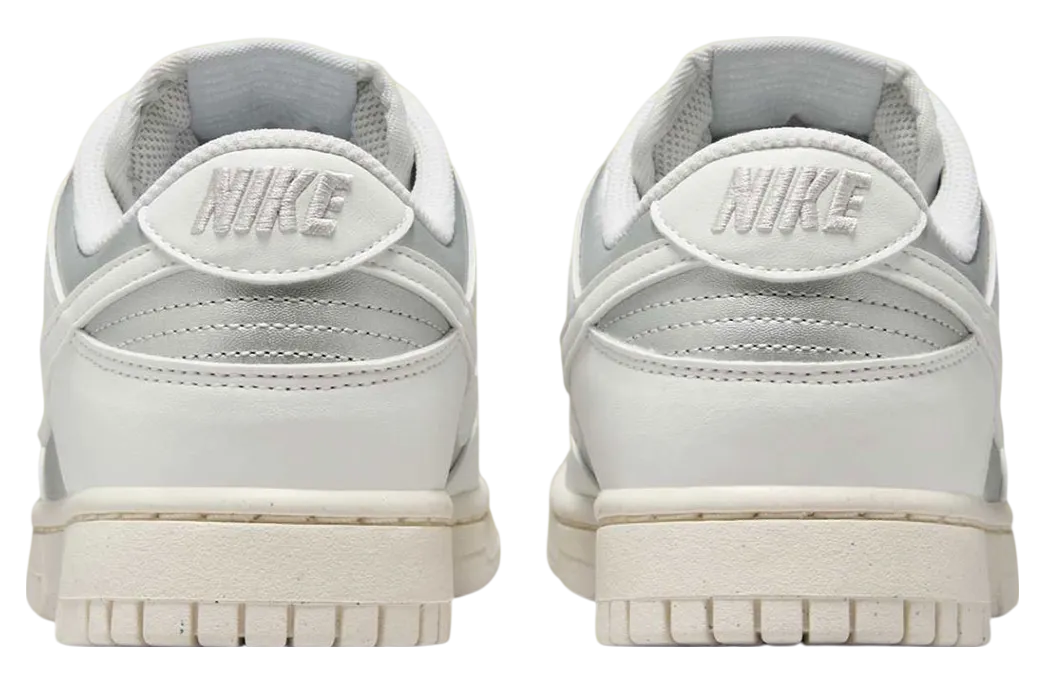 nike dunk low metallic platinum summit white 3