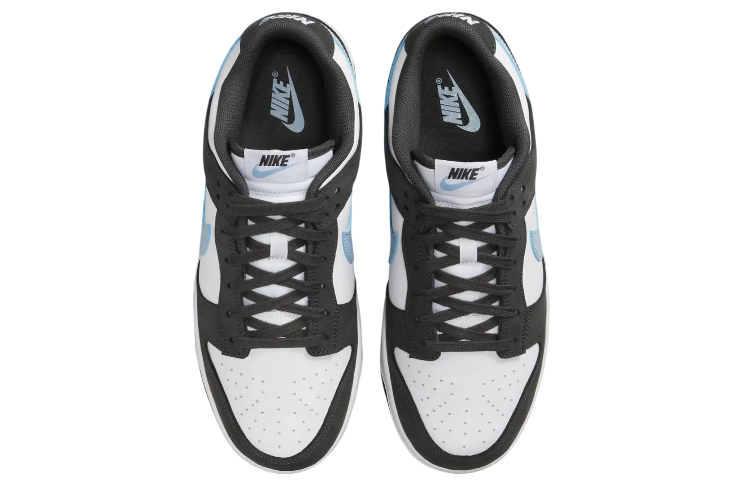 nike dunk low midnight navy light blue 2