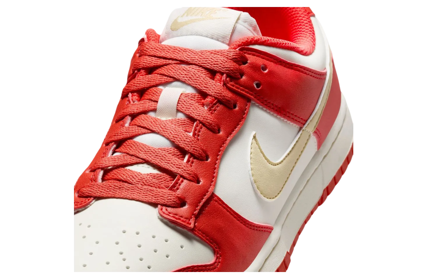 nike dunk low next nature white light crimson 5