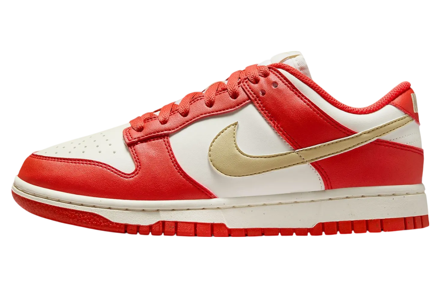 nike dunk low next nature white light crimson