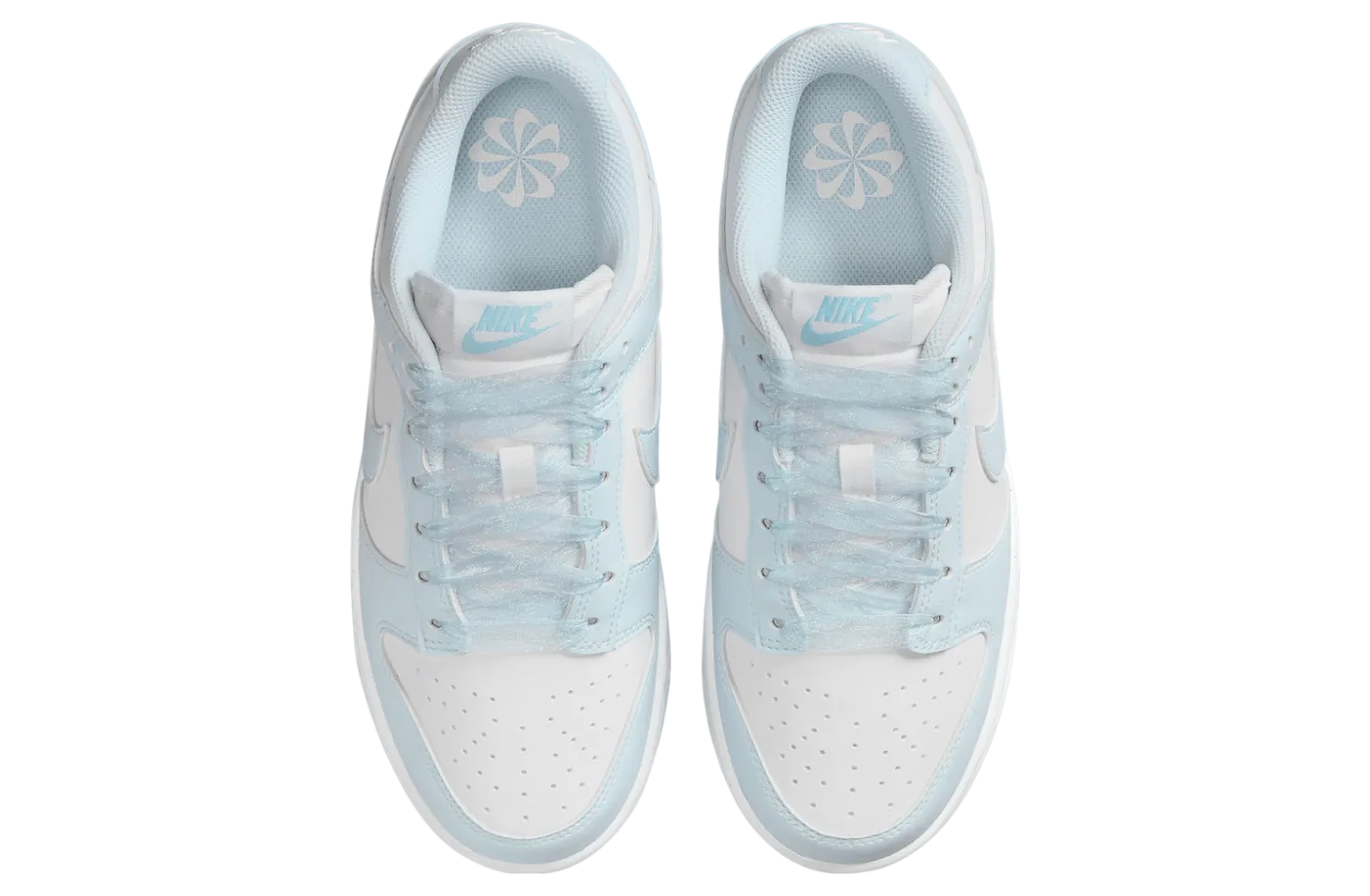 nike dunk low next nature wmns white blue tint 2