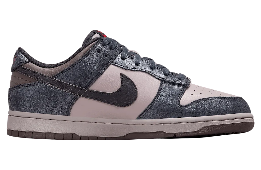 nike dunk low nyc cbgb metallic silver college grey 0