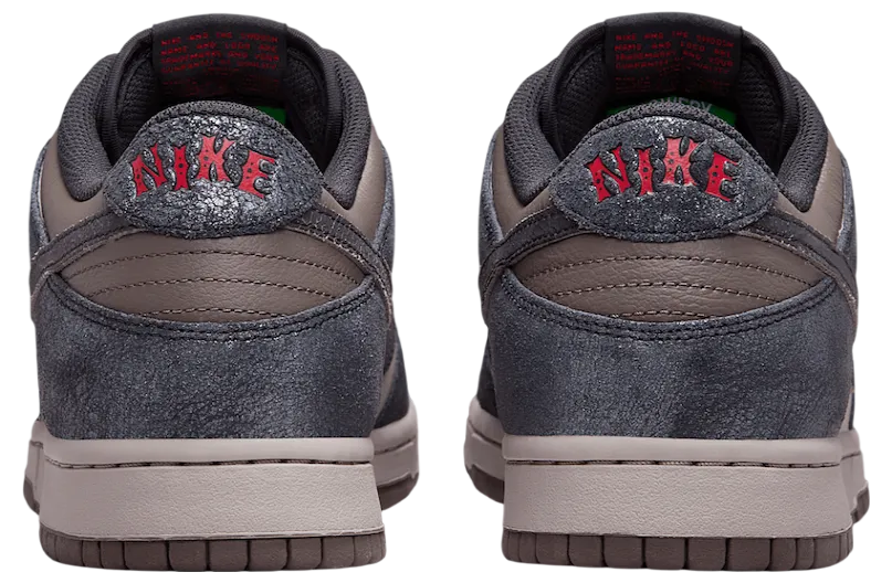 nike dunk low nyc cbgb metallic silver college grey 4