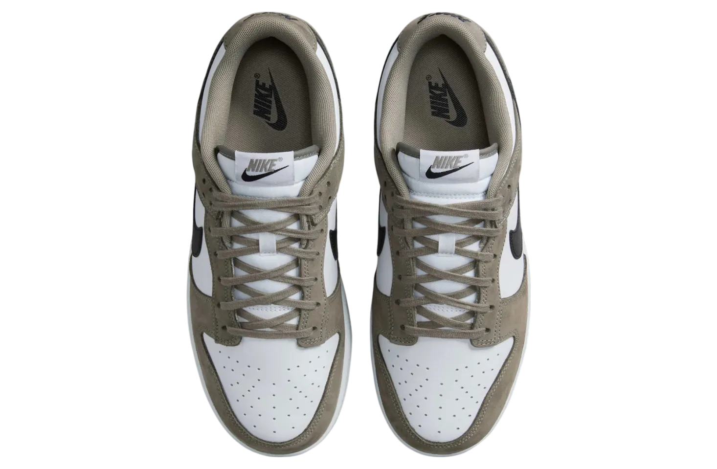 nike dunk low olive white black 2