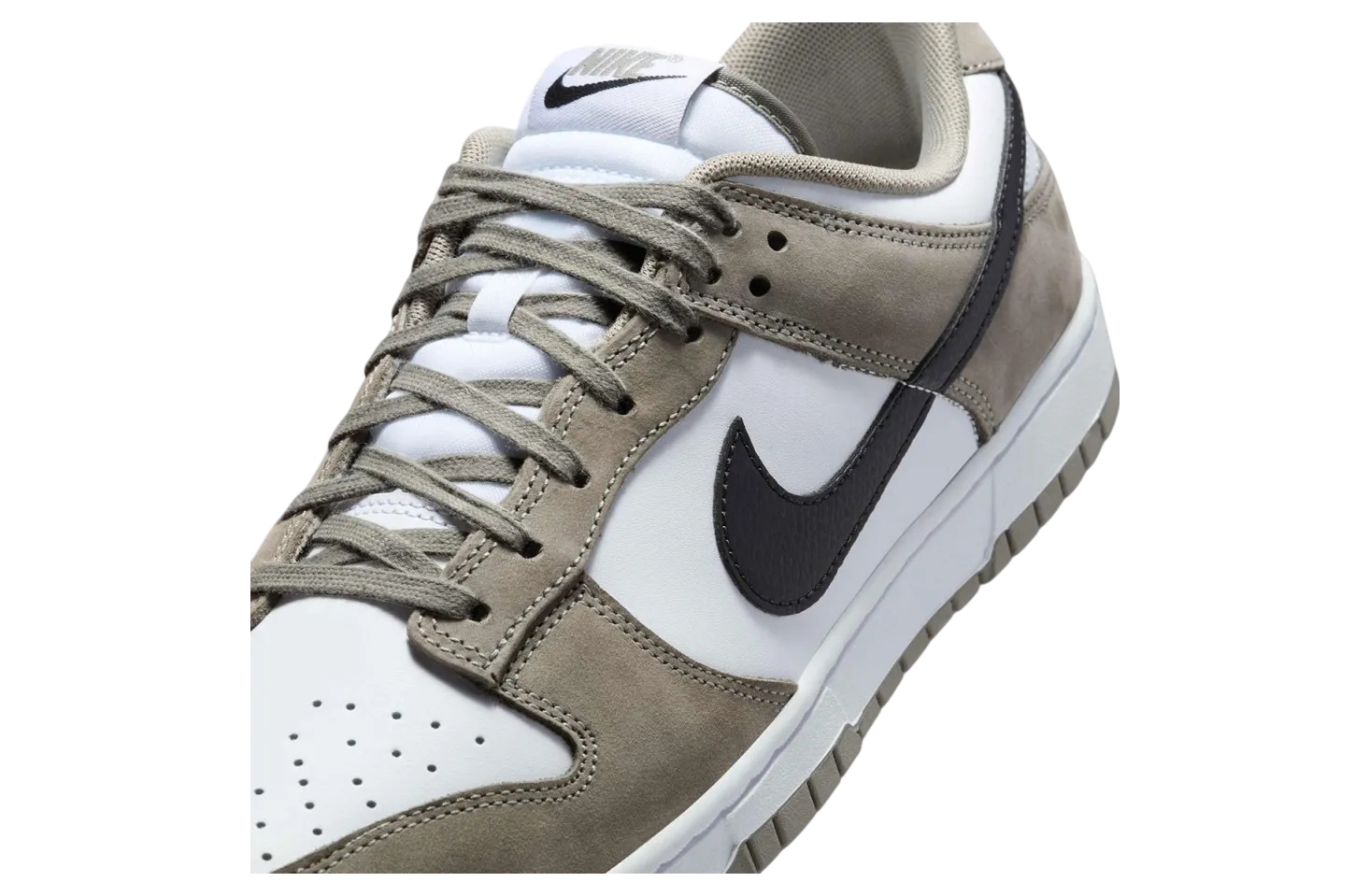nike dunk low olive white black 4
