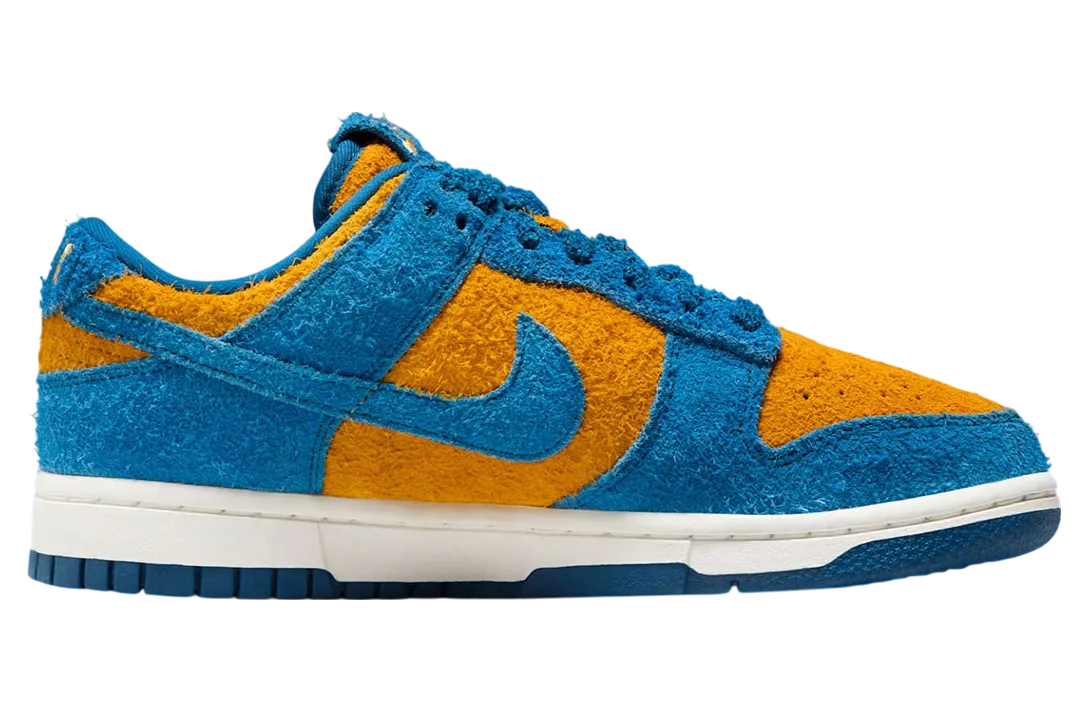 nike dunk low panda blue gold 0