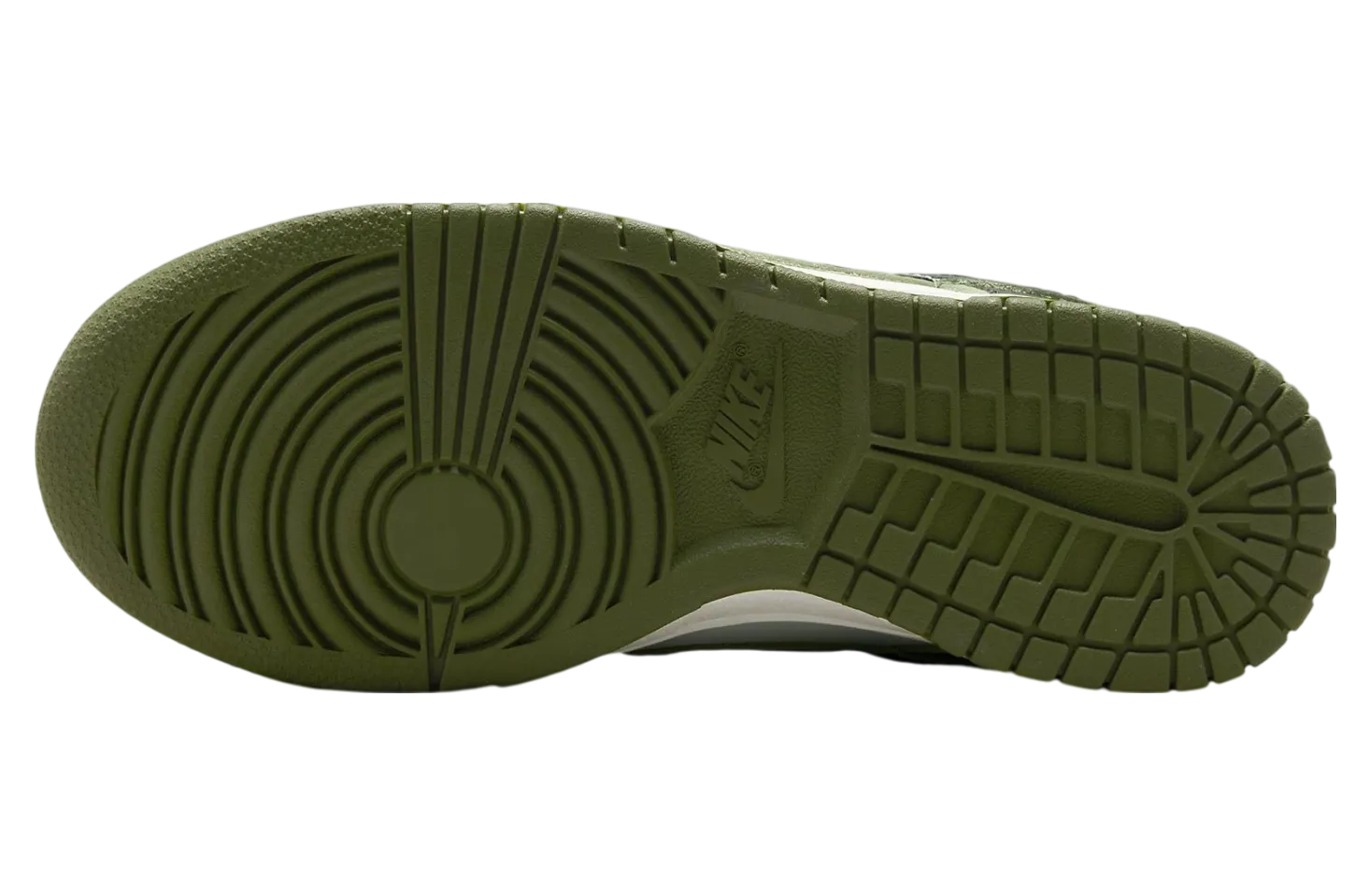 nike dunk low panda olive 4