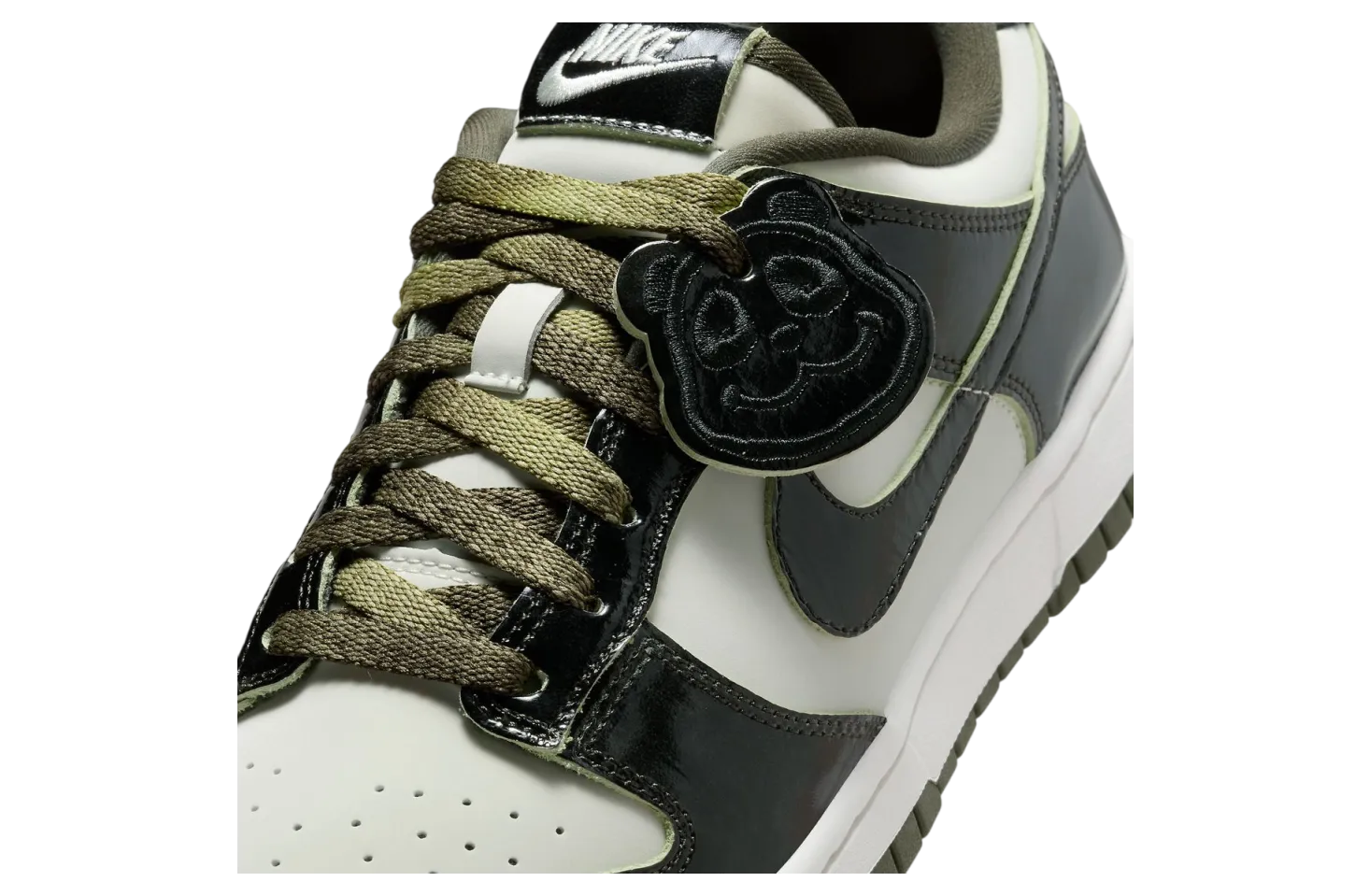 nike dunk low panda olive 5