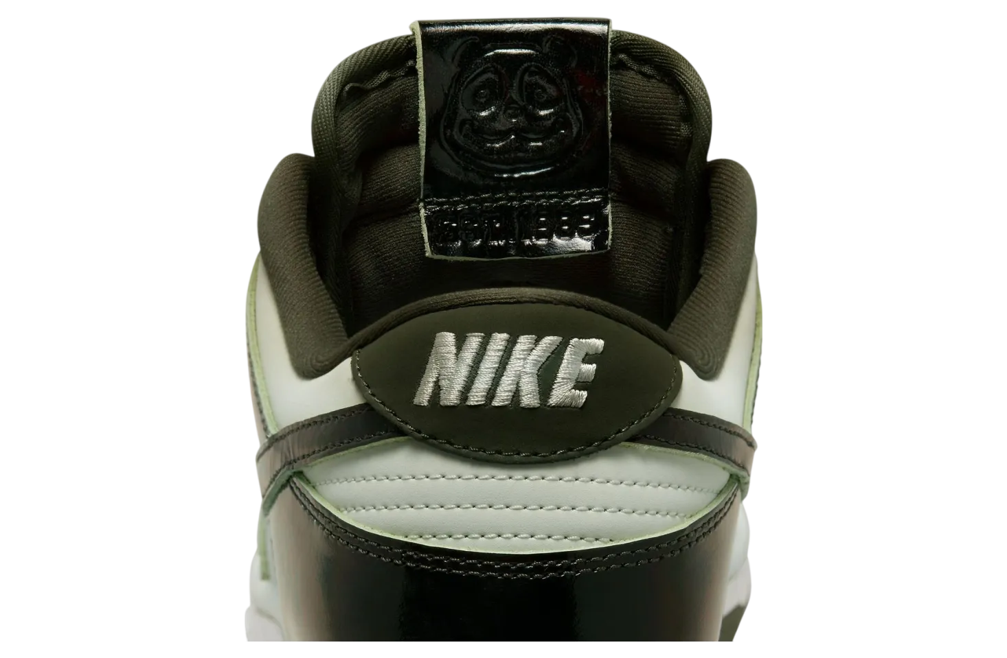 nike dunk low panda olive 6