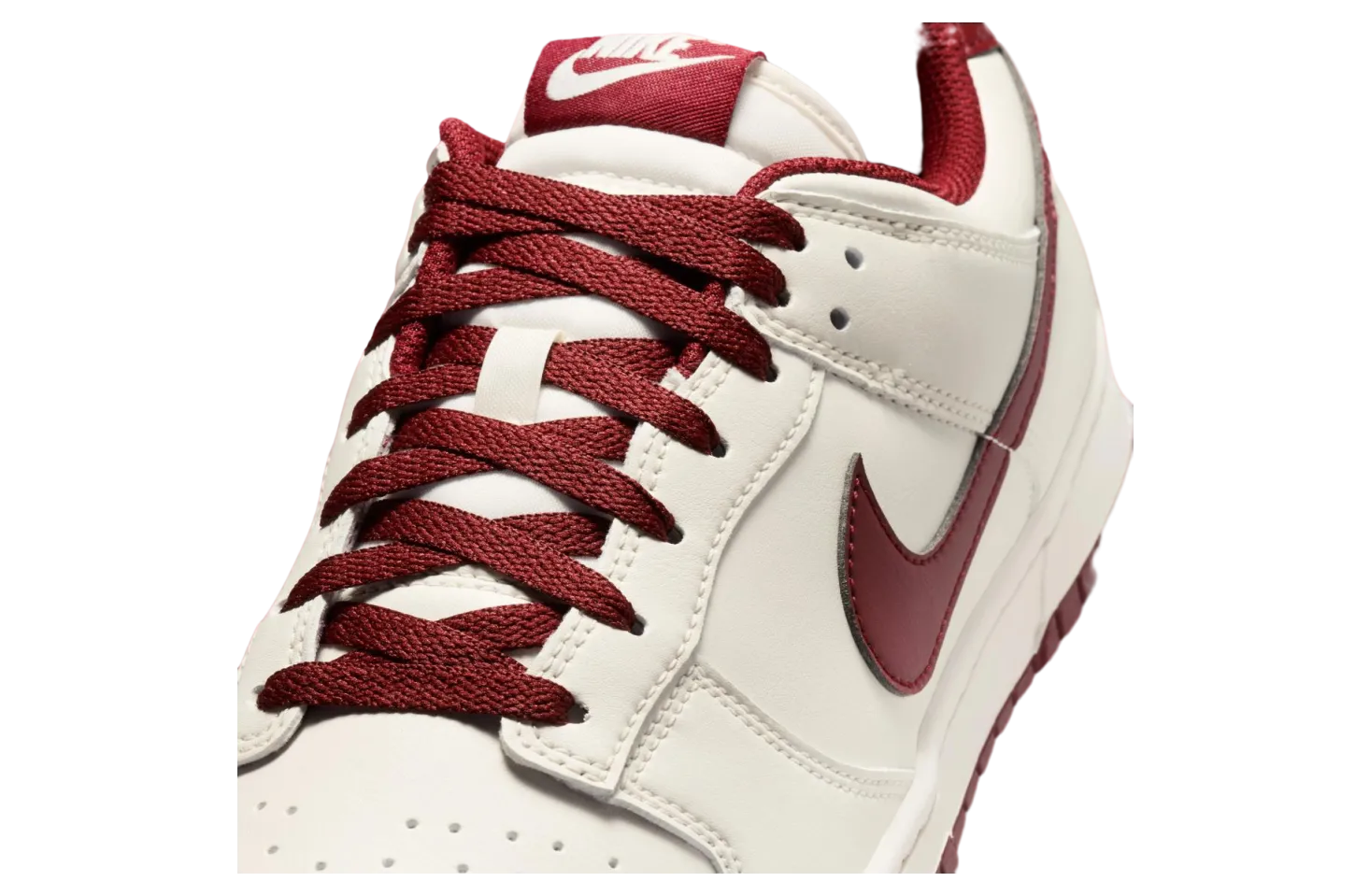 nike dunk low phantom grey team red 0