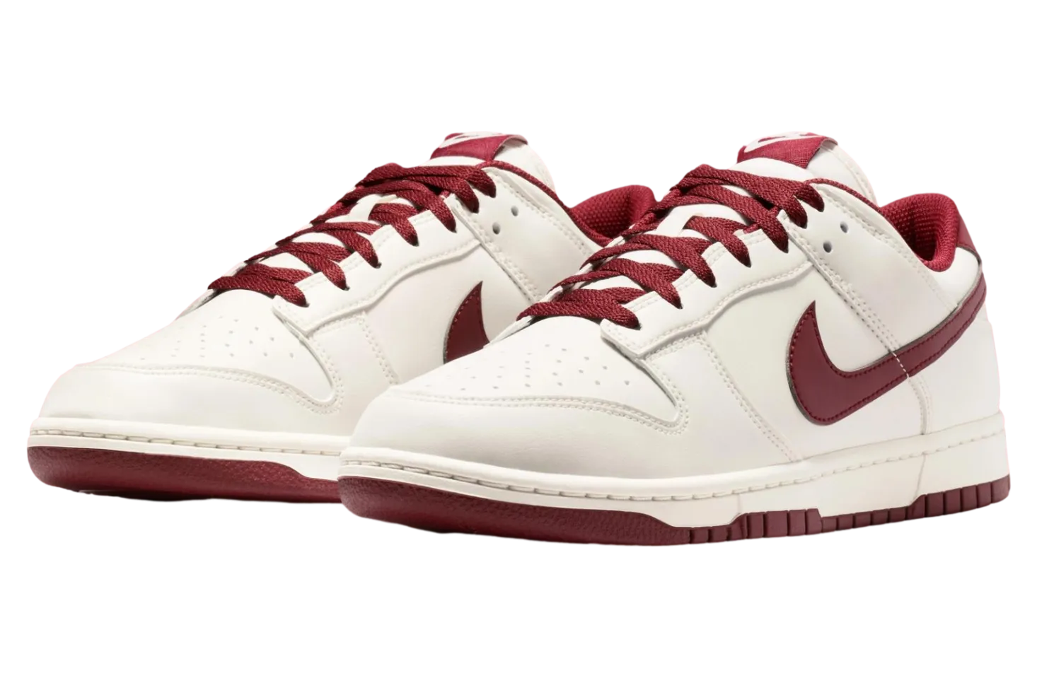 nike dunk low phantom grey team red 1