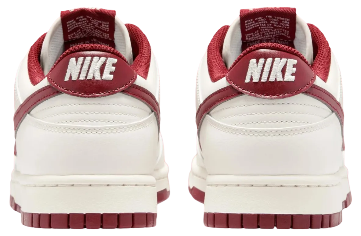 nike dunk low phantom grey team red 4