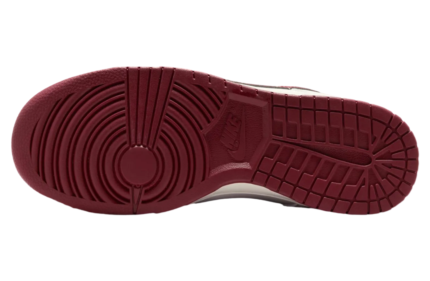 nike dunk low phantom grey team red 5