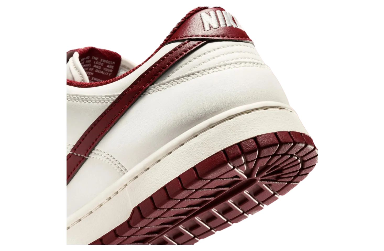 nike dunk low phantom grey team red 6