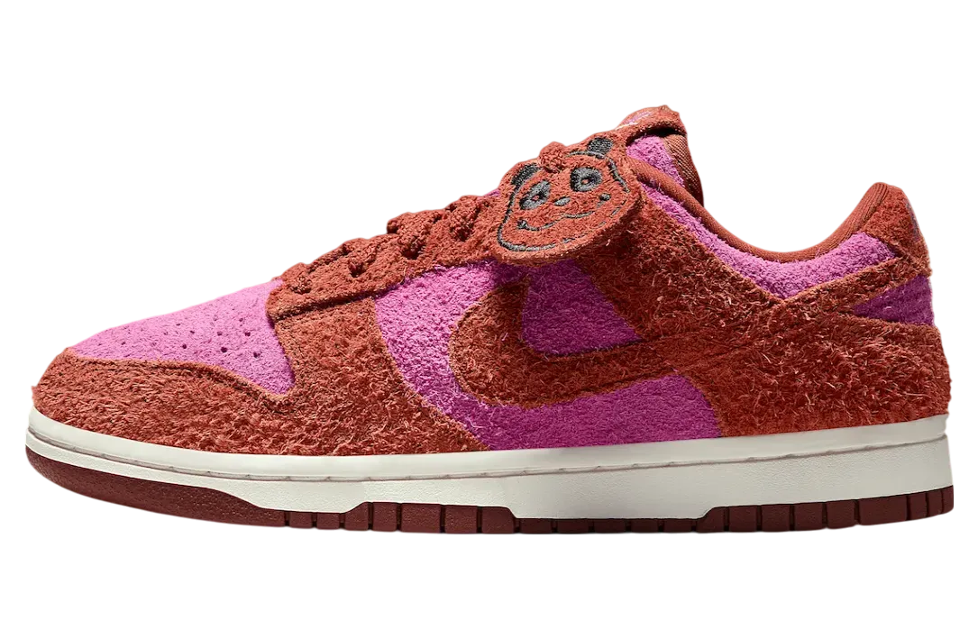 nike dunk low picante red light british tan